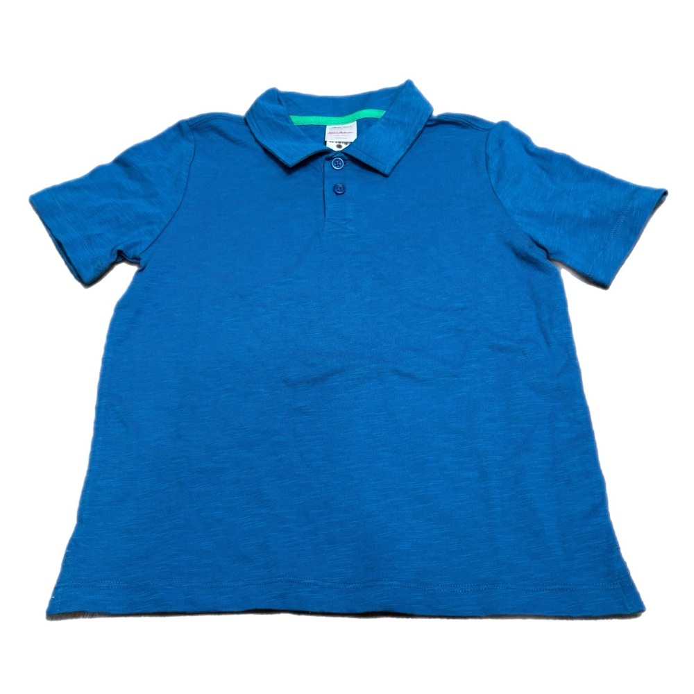 Hanna Andersson Blue Cotton Polo Shirt